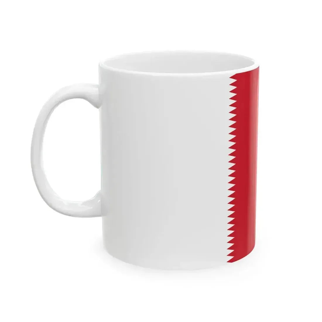 Flag of Bahrain 1932-1972 3-2 (Bahrain) White Coffee Mug - Go Mug Yourself