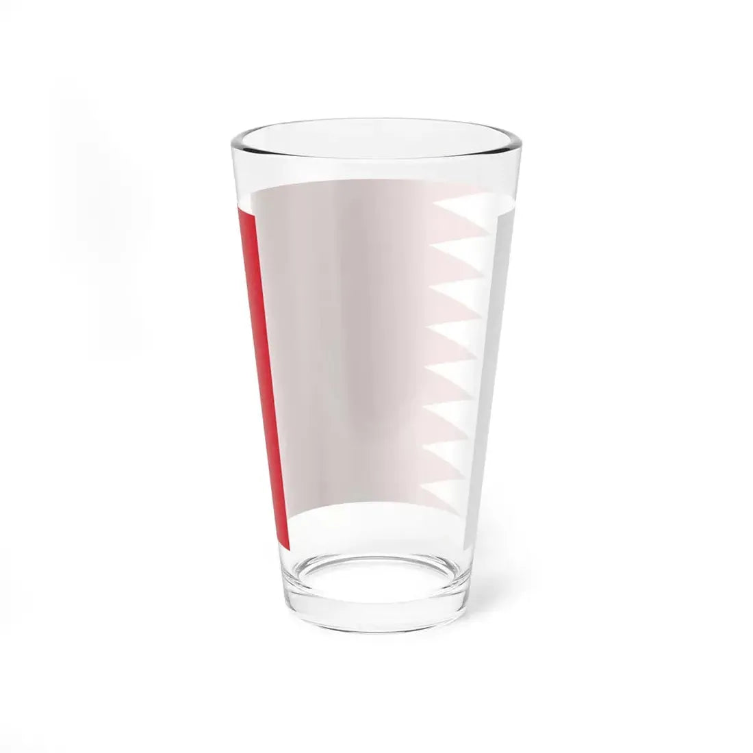 Flag of Bahrain 1972-2002 3-2 (Bahrain) Pint Glass 16oz - Go Mug Yourself