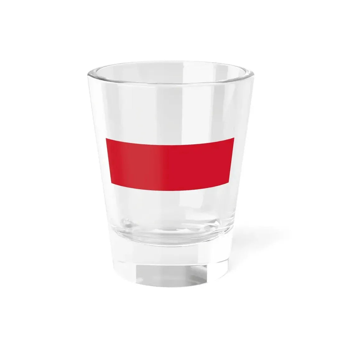 Flag of Bahrain before 1820 (Bahrain) Shot Glass 1.5oz 1.5oz - Go Mug Yourself