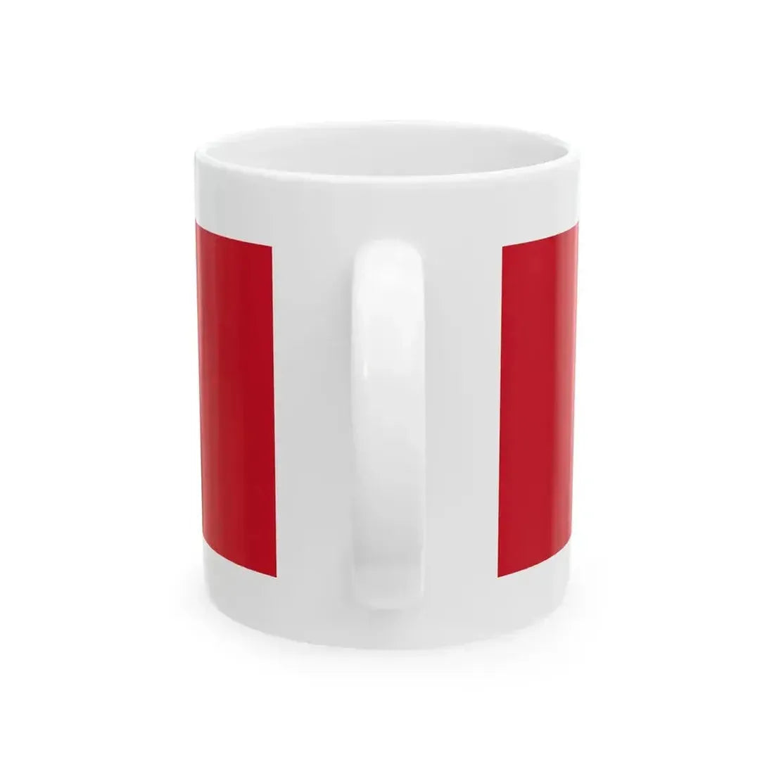 Flag of Bahrain before 1820 (Bahrain) White Coffee Mug - Go Mug Yourself