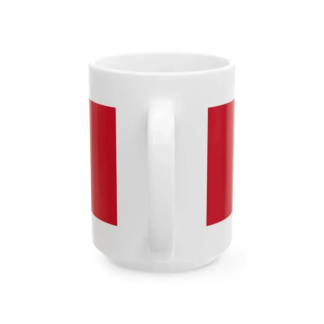 Flag of Bahrain before 1820 (Bahrain) White Coffee Mug - Go Mug Yourself