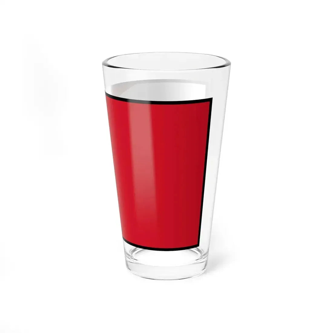 Flag of Bahrain bordered (Bahrain) Pint Glass 16oz - Go Mug Yourself