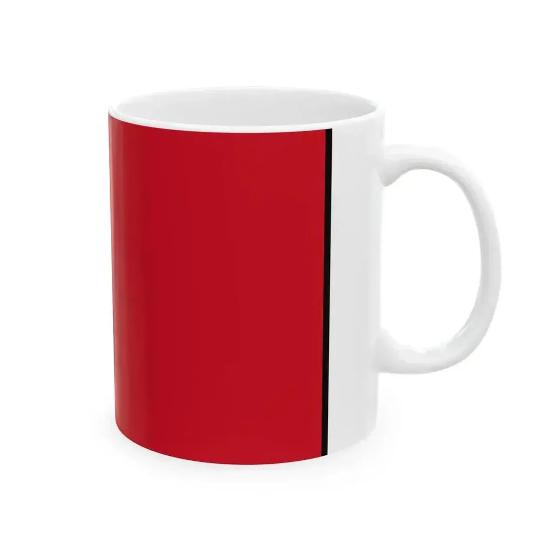 Flag of Bahrain bordered (Bahrain) White Coffee Mug - Go Mug Yourself