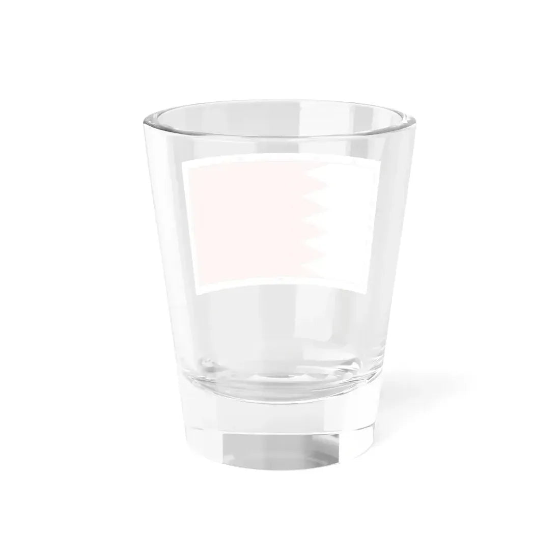 Flag of Bahrain construction sheet (Bahrain) Shot Glass 1.5oz - Go Mug Yourself