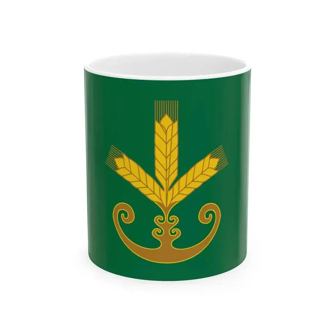 Flag of Bakalinsky rayon (Russia) White Coffee Mug 11oz - Go Mug Yourself
