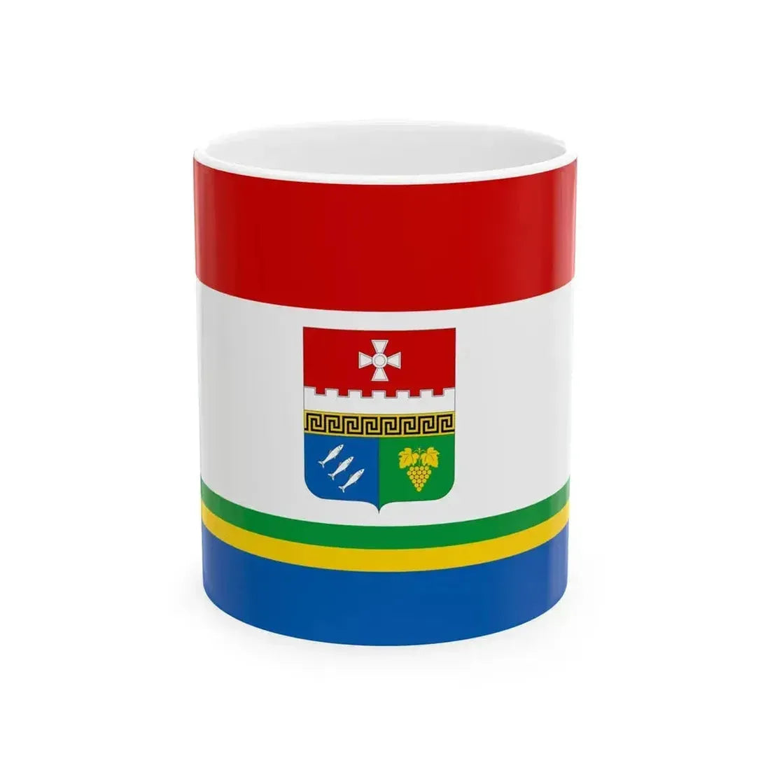 Flag of Balaklava Sevastopol (Russia) White Coffee Mug 11oz - Go Mug Yourself