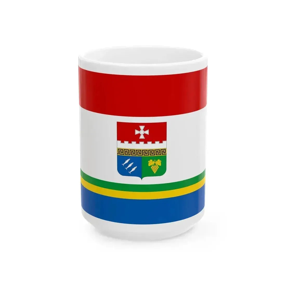 Flag of Balaklava Sevastopol (Russia) White Coffee Mug 15oz - Go Mug Yourself