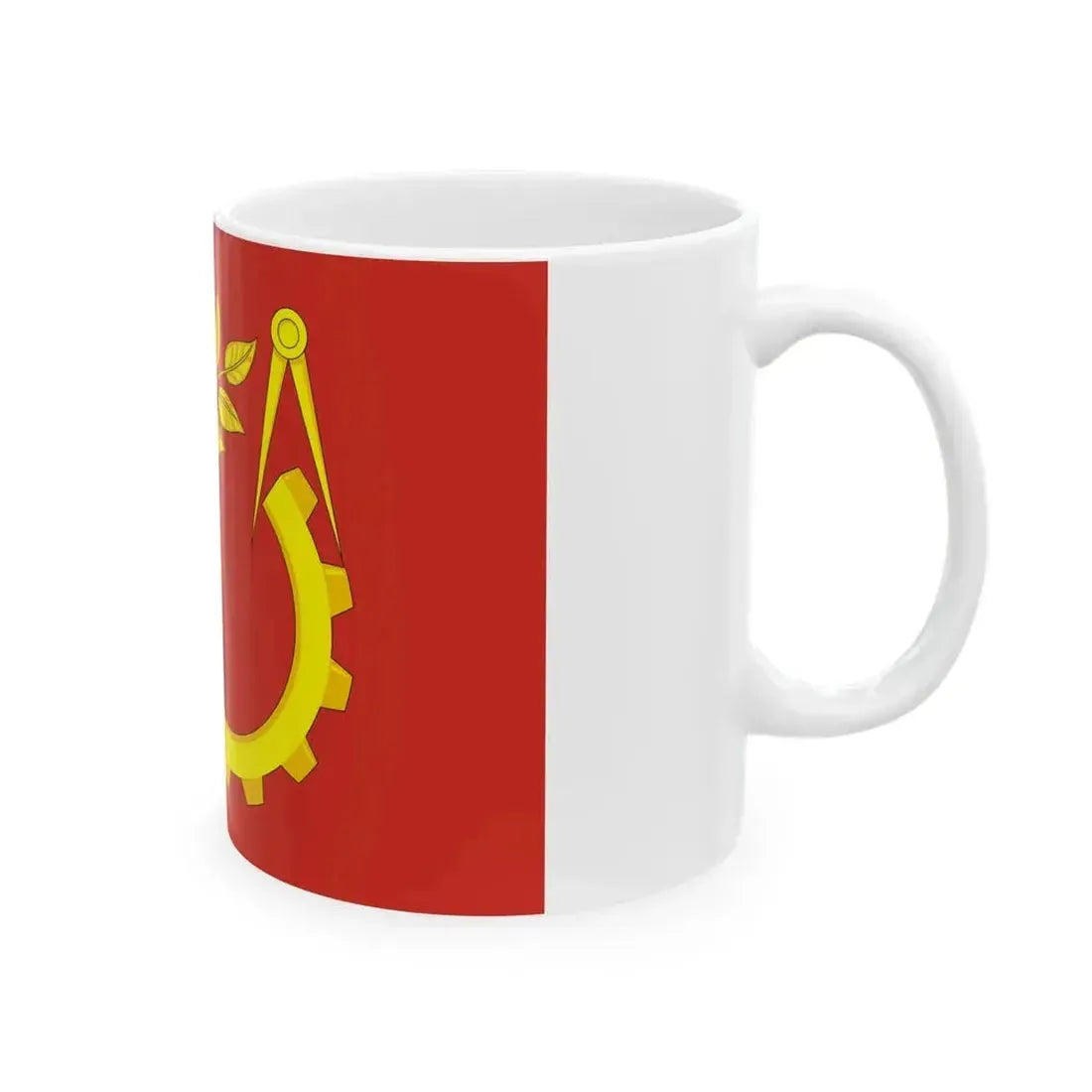 Flag of Balashikha 1999 (Russia) White Coffee Mug - Go Mug Yourself