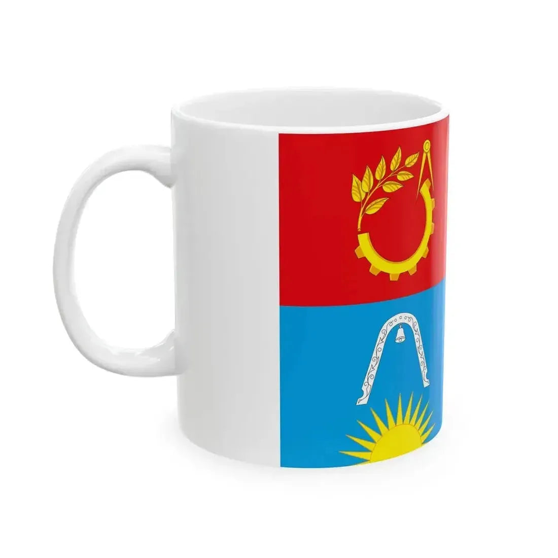 Flag of Balashikha (Russia) White Coffee Mug - Go Mug Yourself
