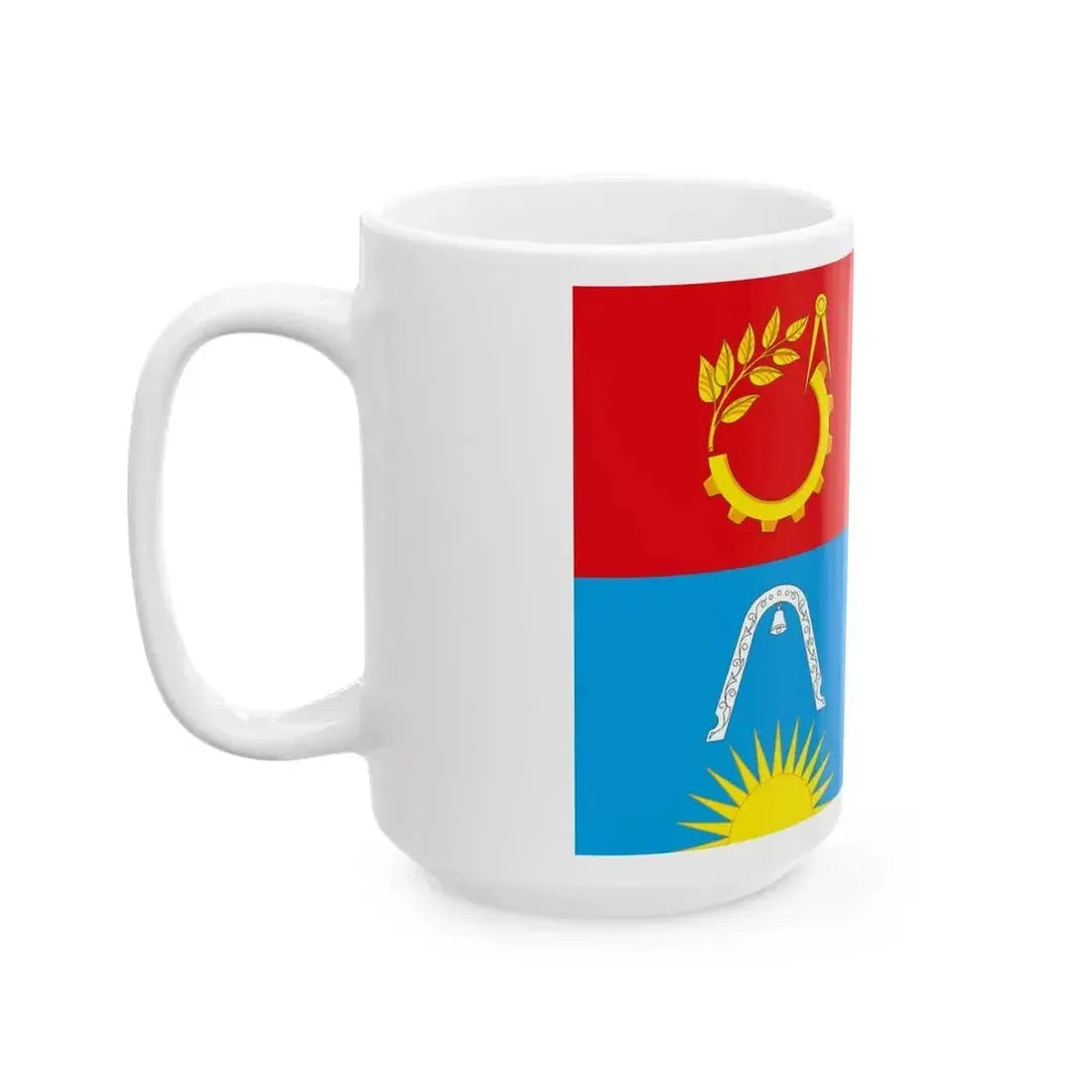 Flag of Balashikha (Russia) White Coffee Mug - Go Mug Yourself