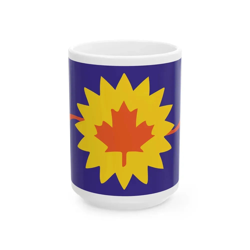 Flag of Baldwin City Kansas (United States) White Coffee Mug 15oz - Go Mug Yourself