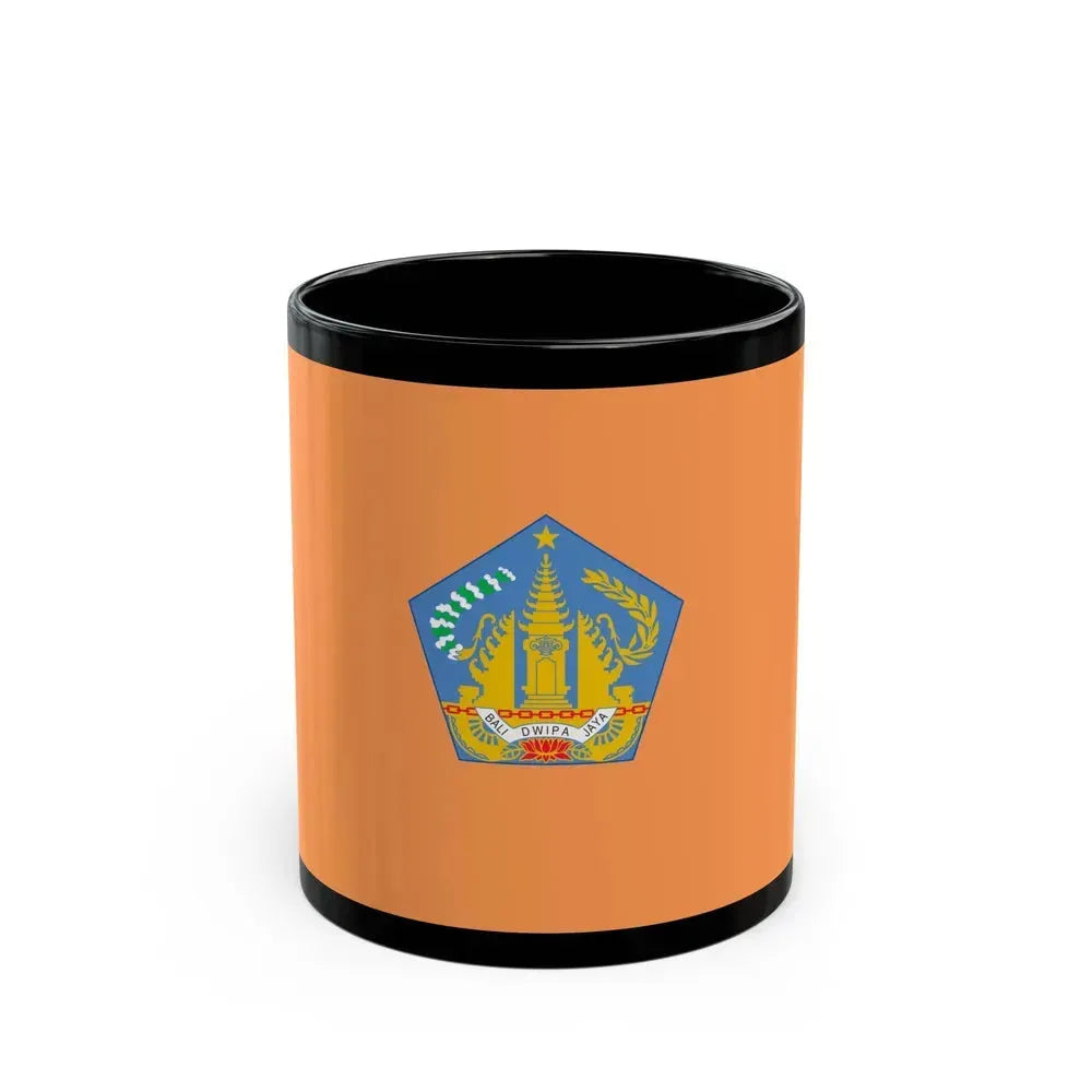 Flag of Bali Indonesia - Black Coffee Mug 11oz - Go Mug Yourself