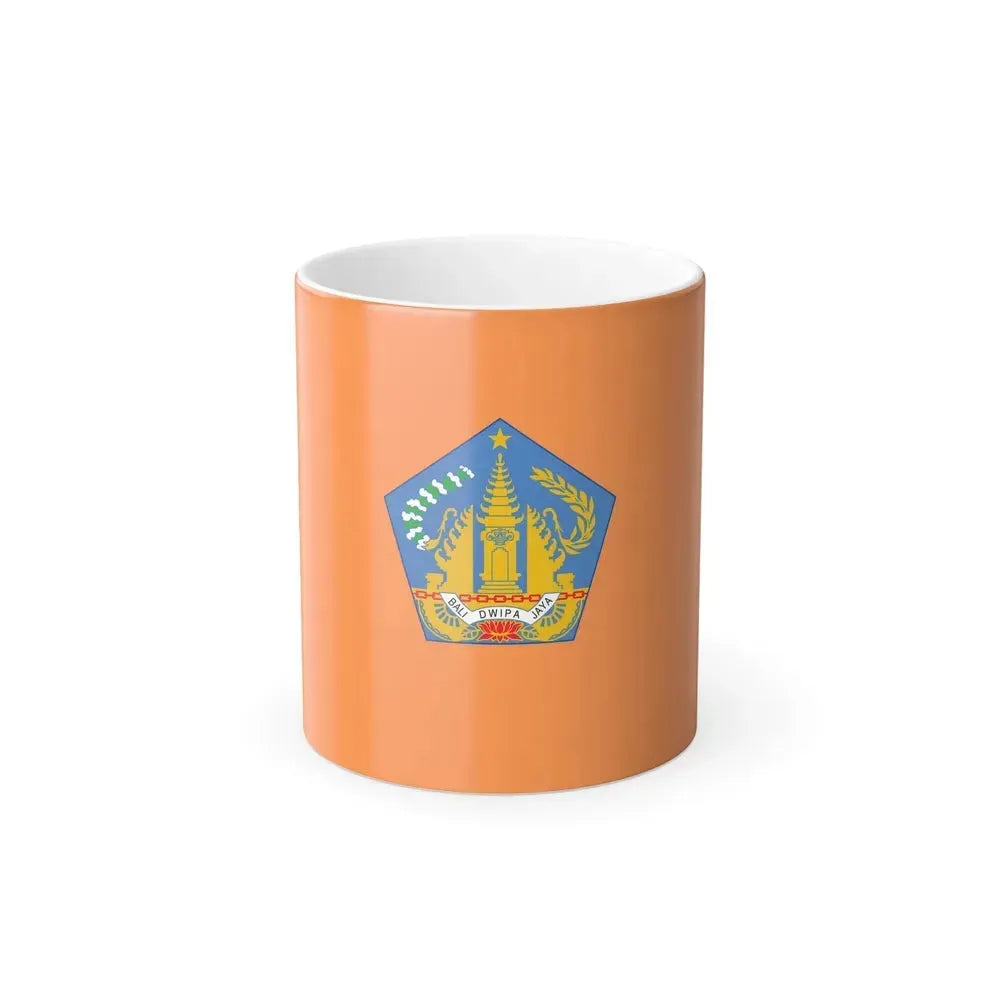 Flag of Bali Indonesia - Color Changing Coffee Mug 11oz - Go Mug Yourself