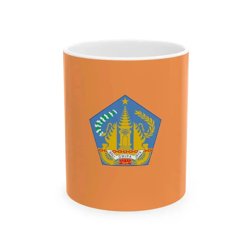 Flag of Bali Indonesia - White Coffee Mug 11oz - Go Mug Yourself