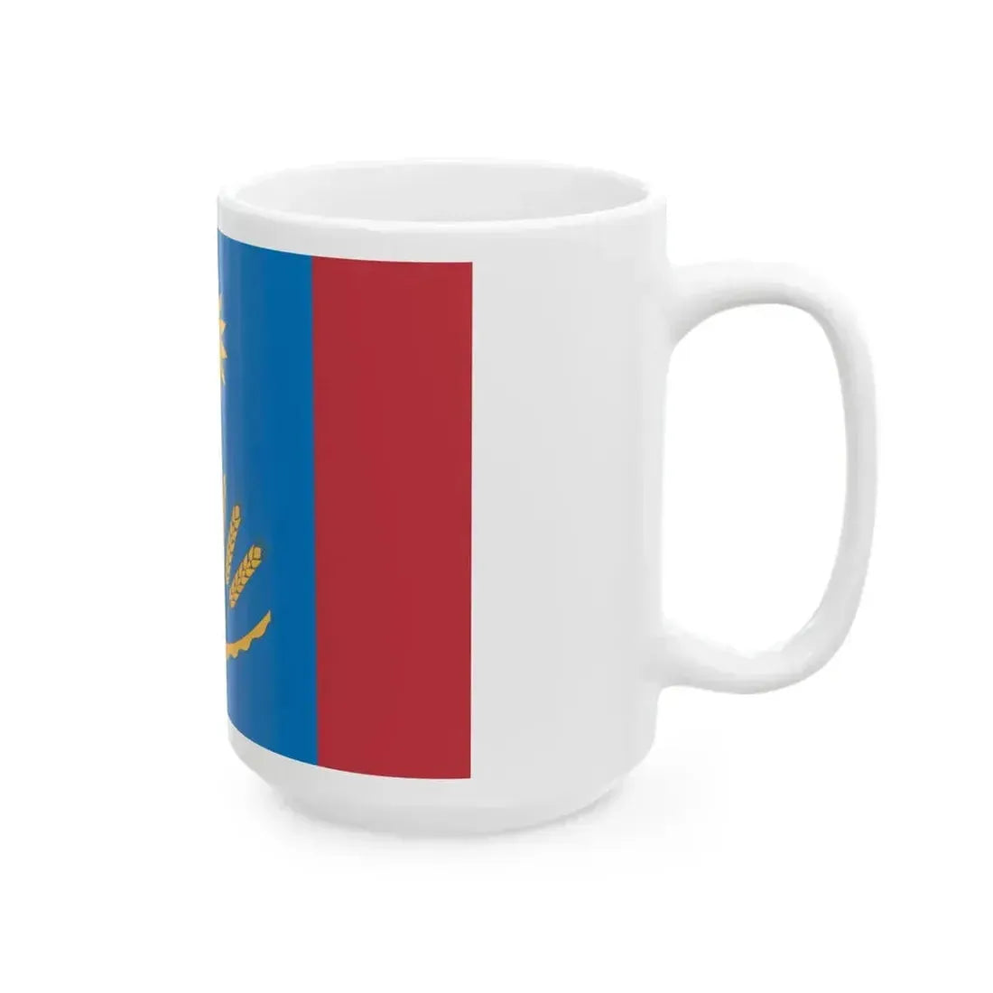 Flag of Baltachevsky rayon (Russia) White Coffee Mug - Go Mug Yourself