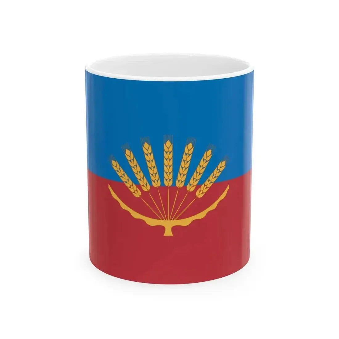 Flag of Baltachevsky rayon version (Russia) White Coffee Mug 11oz - Go Mug Yourself