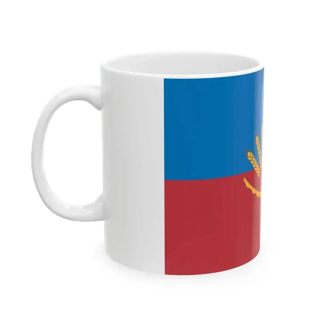 Flag of Baltachevsky rayon version (Russia) White Coffee Mug - Go Mug Yourself