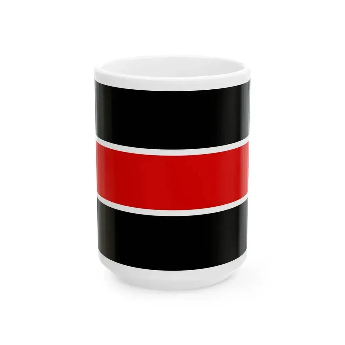 Flag of Baltic Prussian revivalists (Russia) White Coffee Mug 15oz - Go Mug Yourself
