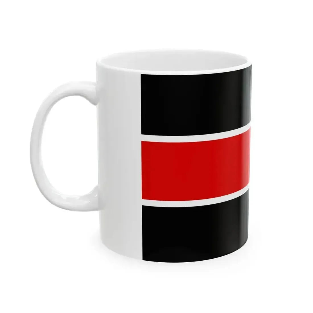 Flag of Baltic Prussian revivalists (Russia) White Coffee Mug - Go Mug Yourself