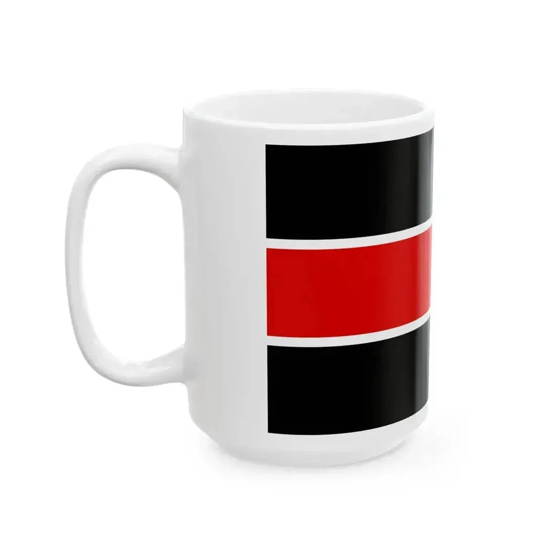 Flag of Baltic Prussian revivalists (Russia) White Coffee Mug - Go Mug Yourself