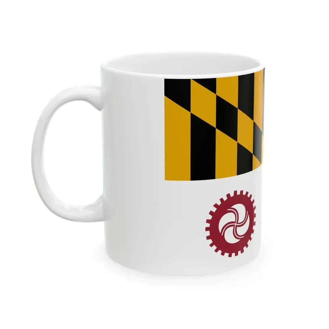 Flag of Baltimore County Maryland (United States) White Coffee Mug - Go Mug Yourself