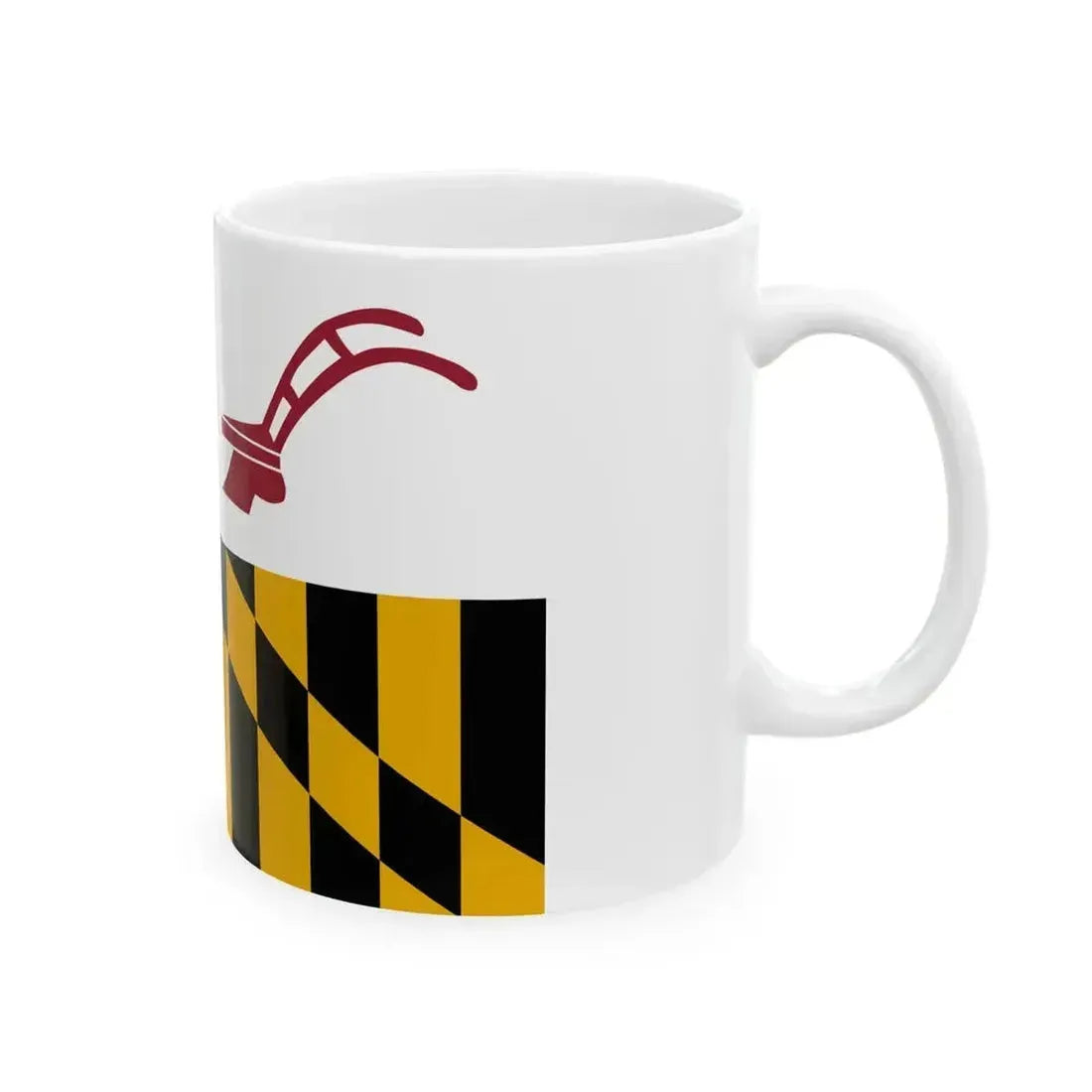 Flag of Baltimore County Maryland (United States) White Coffee Mug - Go Mug Yourself