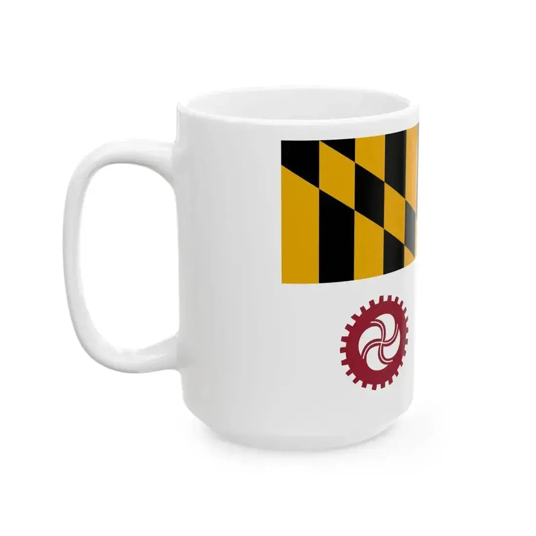 Flag of Baltimore County Maryland (United States) White Coffee Mug - Go Mug Yourself