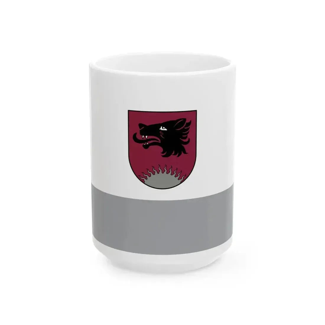 Flag of Balvu novads (Latvia) White Coffee Mug 15oz - Go Mug Yourself