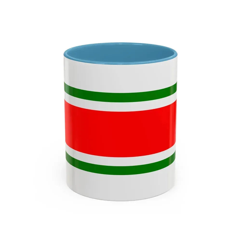 Flag of Balzan Malta - Accent Coffee Mug 11oz Light Blue - Go Mug Yourself