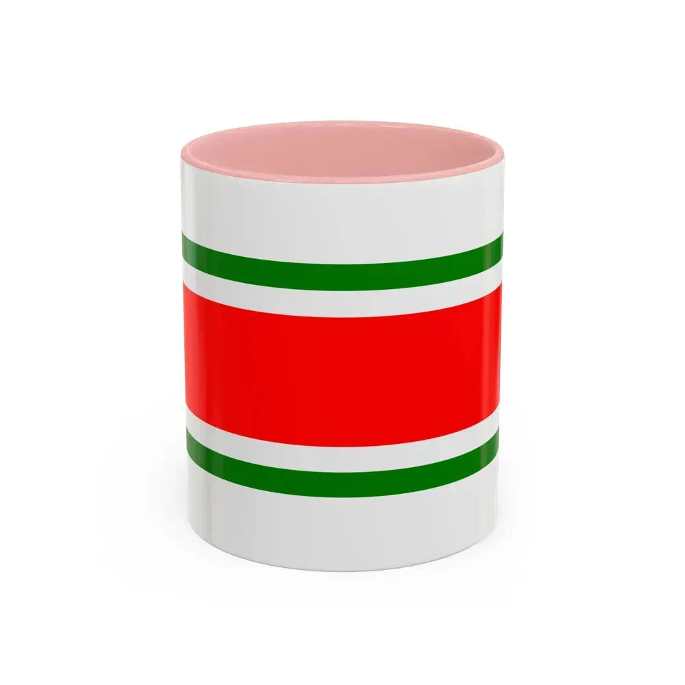Flag of Balzan Malta - Accent Coffee Mug 11oz Pink - Go Mug Yourself