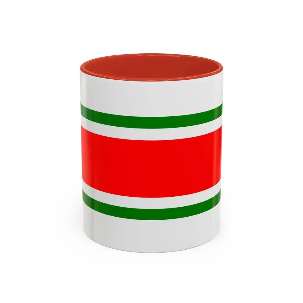 Flag of Balzan Malta - Accent Coffee Mug 11oz Red - Go Mug Yourself