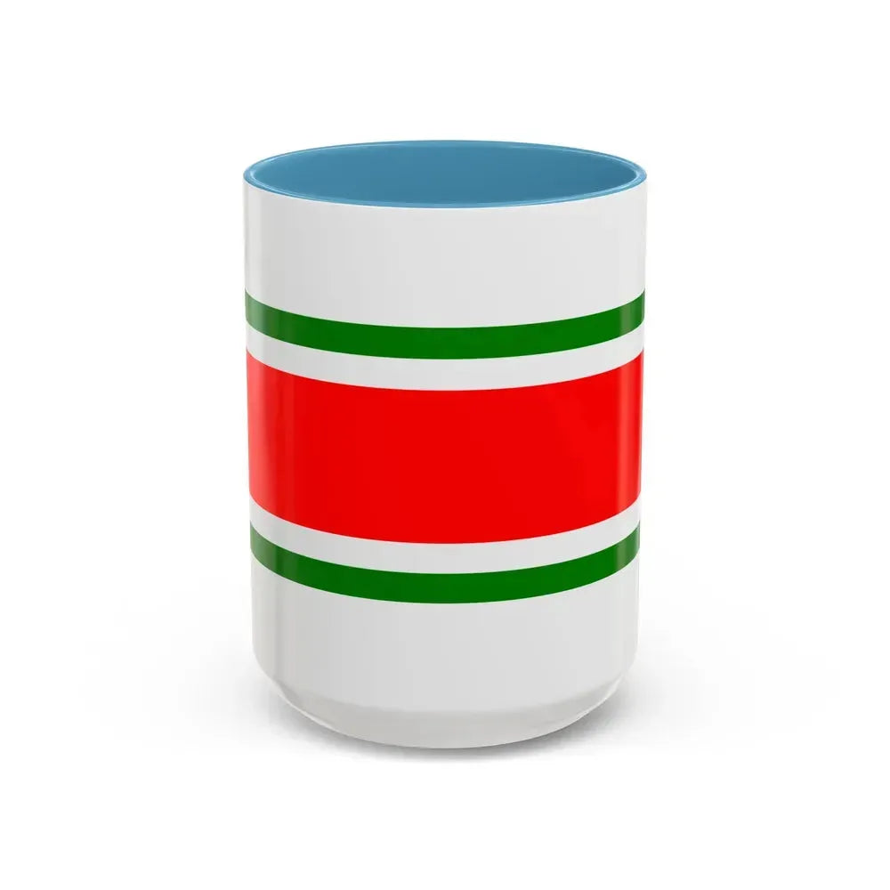 Flag of Balzan Malta - Accent Coffee Mug 15oz Light Blue - Go Mug Yourself