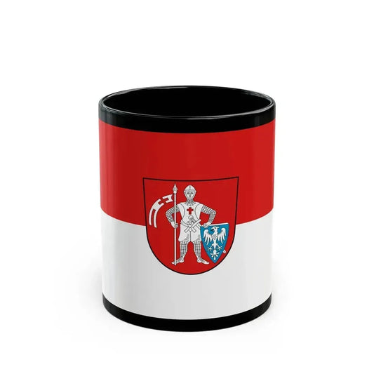 Flag of Bamberg 2 Germany - Black Coffee Mug 11oz - Go Mug Yourself
