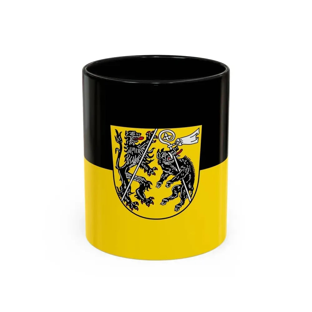 Flag of Bamberg Germany - Accent Coffee Mug 11oz Black - Go Mug Yourself