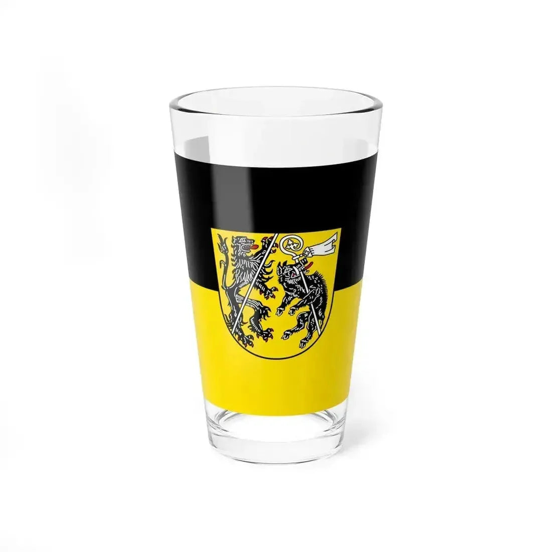 Flag of Bamberg Germany - Pint Glass 16oz 16oz - Go Mug Yourself
