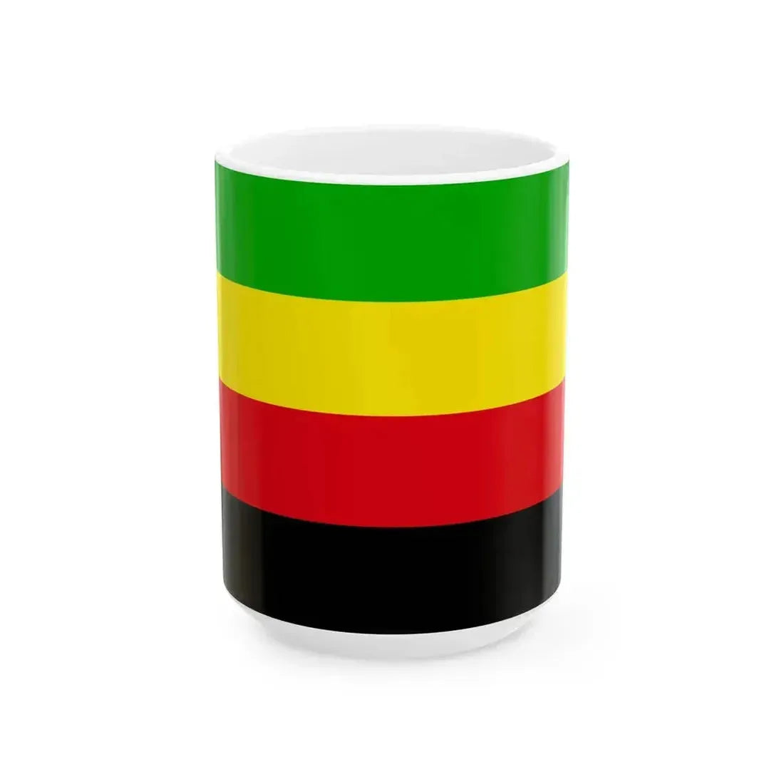 Flag of Bamileke National Movement (Cameroon) White Coffee Mug 15oz - Go Mug Yourself