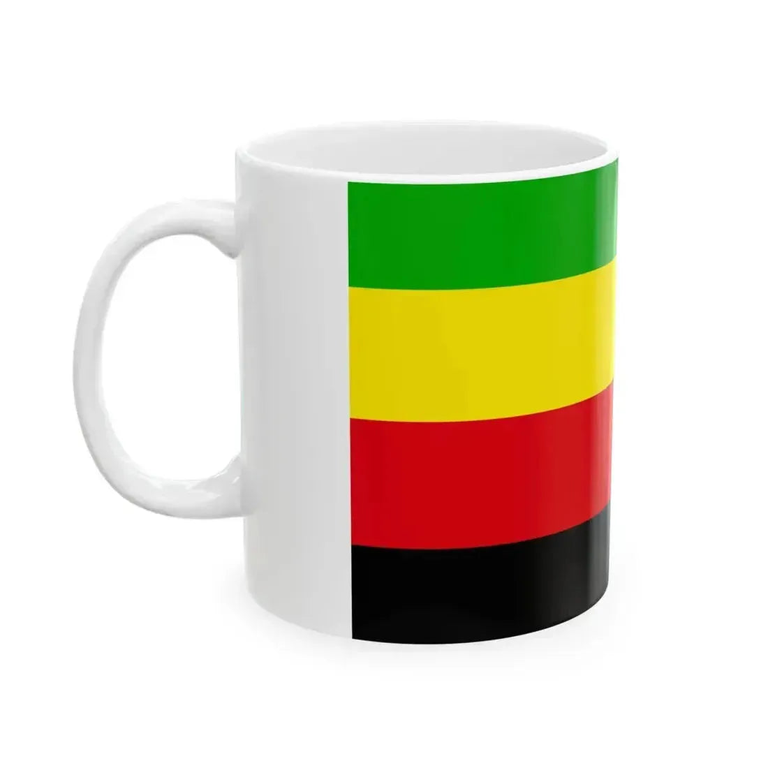 Flag of Bamileke National Movement (Cameroon) White Coffee Mug - Go Mug Yourself