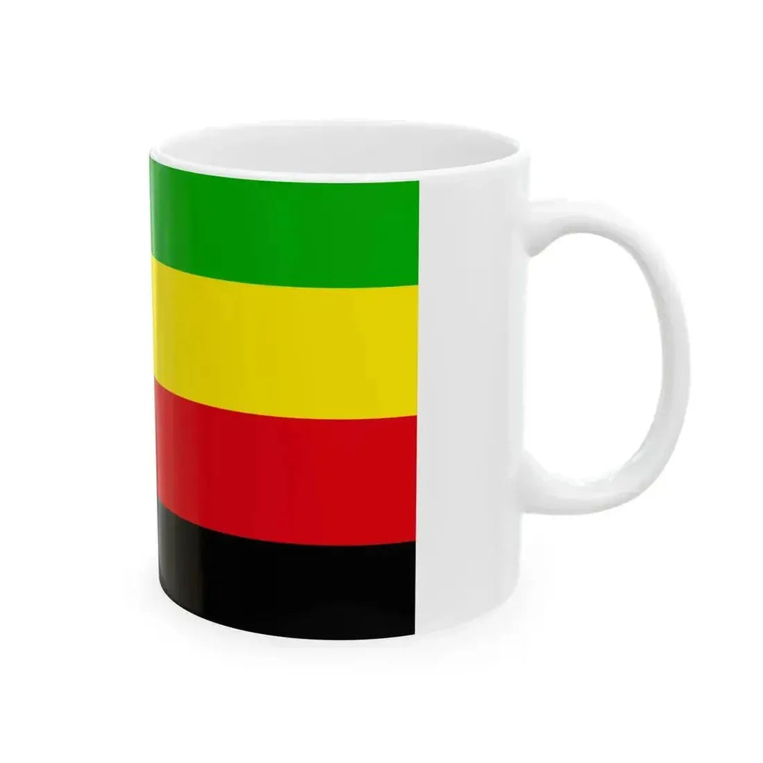 Flag of Bamileke National Movement (Cameroon) White Coffee Mug - Go Mug Yourself