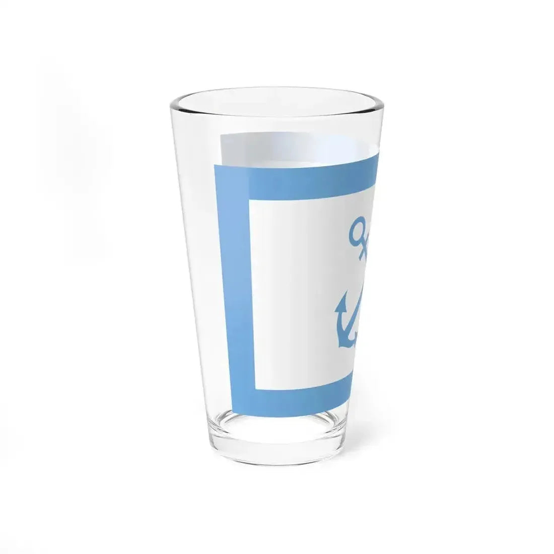 Flag of Bandera de Prefectura Naval Argentina - Pint Glass 16oz - Go Mug Yourself