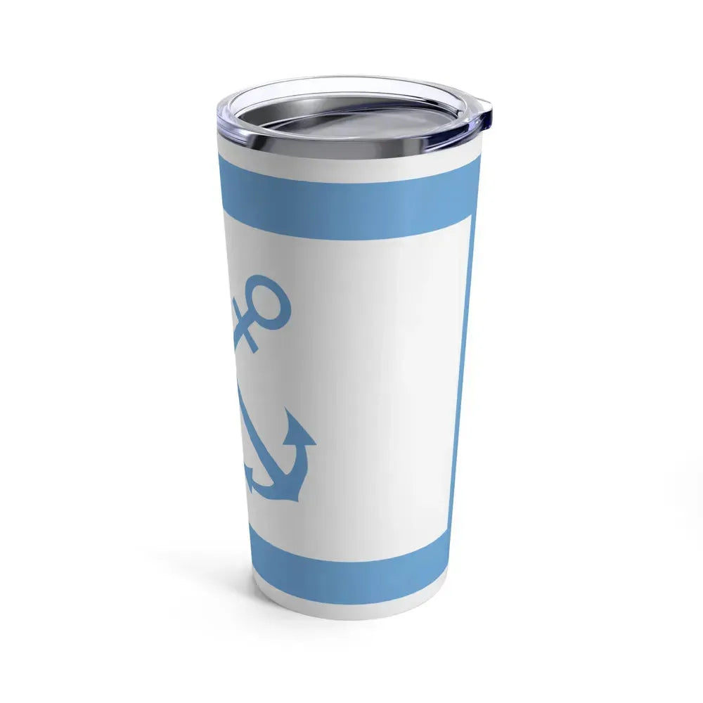 Flag of Bandera de Prefectura Naval Argentina - Tumbler 20oz - Go Mug Yourself