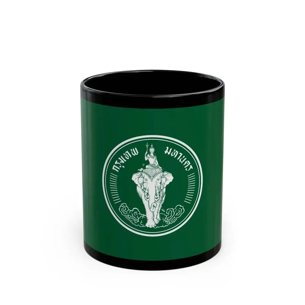 Flag of Bangkok Thailand - Black Coffee Mug 11oz - Go Mug Yourself