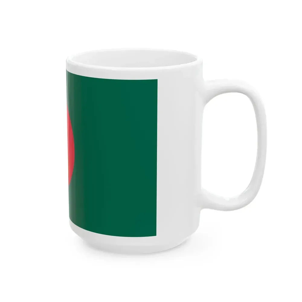 Flag of Bangladesh 1971 (Bangladesh) White Coffee Mug - Go Mug Yourself