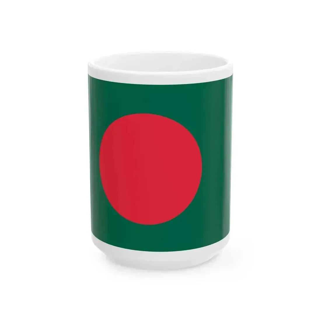 Flag of Bangladesh 3-2 (Bangladesh) White Coffee Mug 15oz - Go Mug Yourself