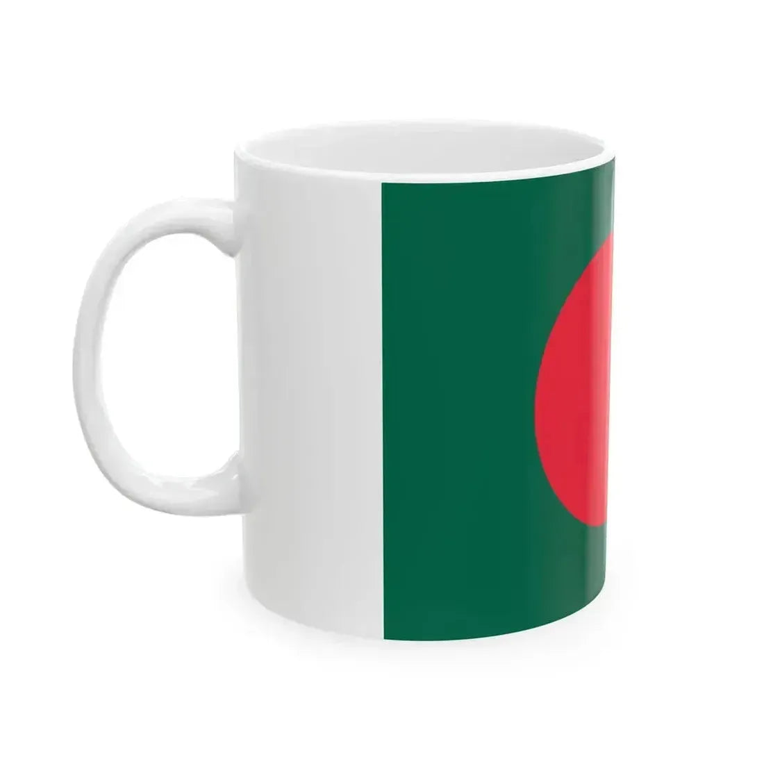 Flag of Bangladesh 3-2 (Bangladesh) White Coffee Mug - Go Mug Yourself