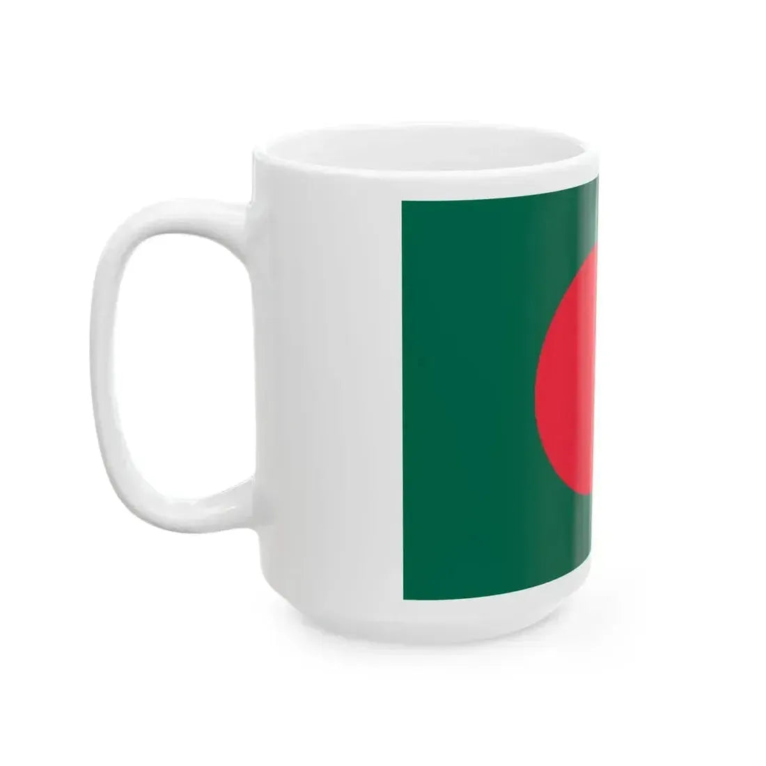 Flag of Bangladesh 3-2 (Bangladesh) White Coffee Mug - Go Mug Yourself