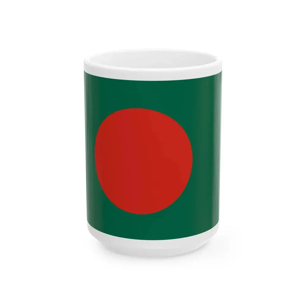 Flag of Bangladesh alt (Bangladesh) White Coffee Mug 15oz - Go Mug Yourself