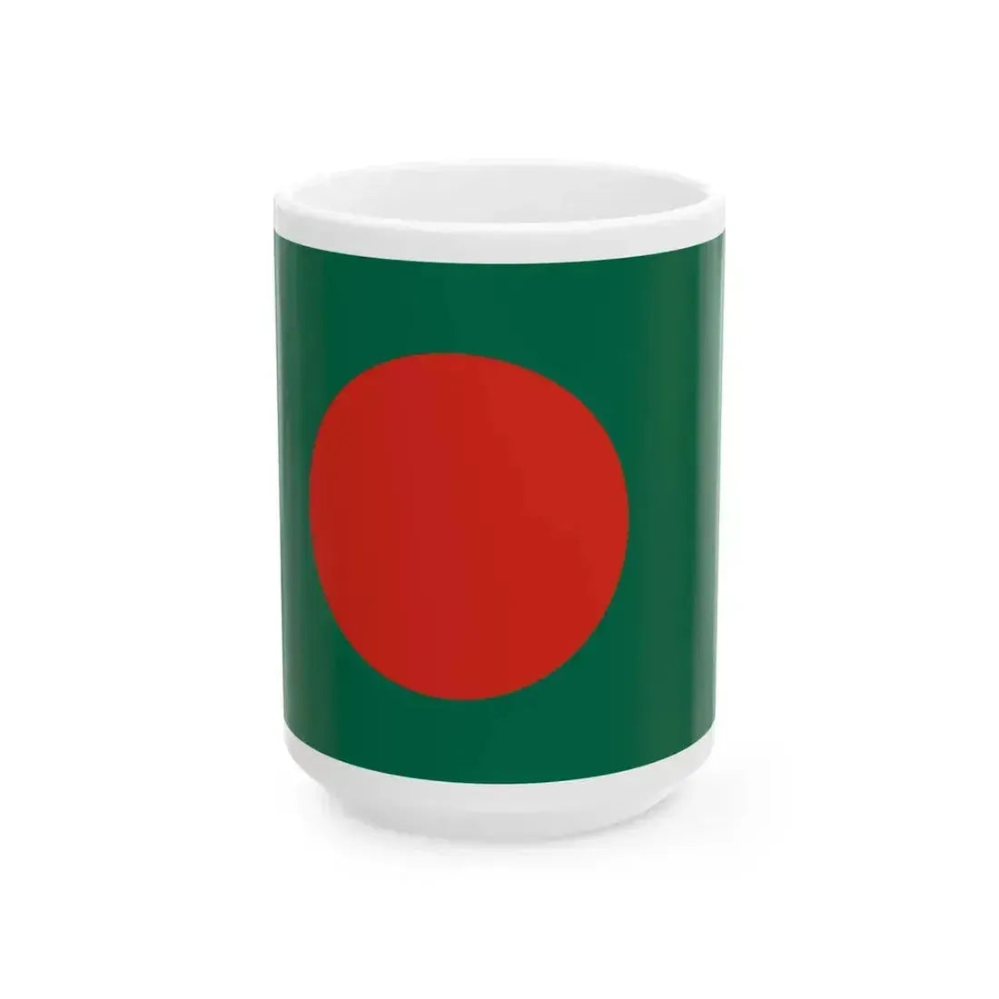 Flag of Bangladesh alt (Bangladesh) White Coffee Mug 15oz - Go Mug Yourself