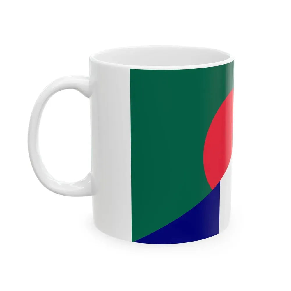 Flag of Bangladesh and France (Bangladesh) White Coffee Mug - Go Mug Yourself