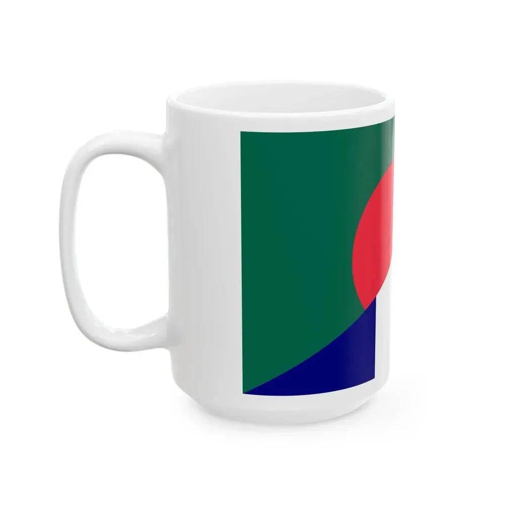 Flag of Bangladesh and France (Bangladesh) White Coffee Mug - Go Mug Yourself