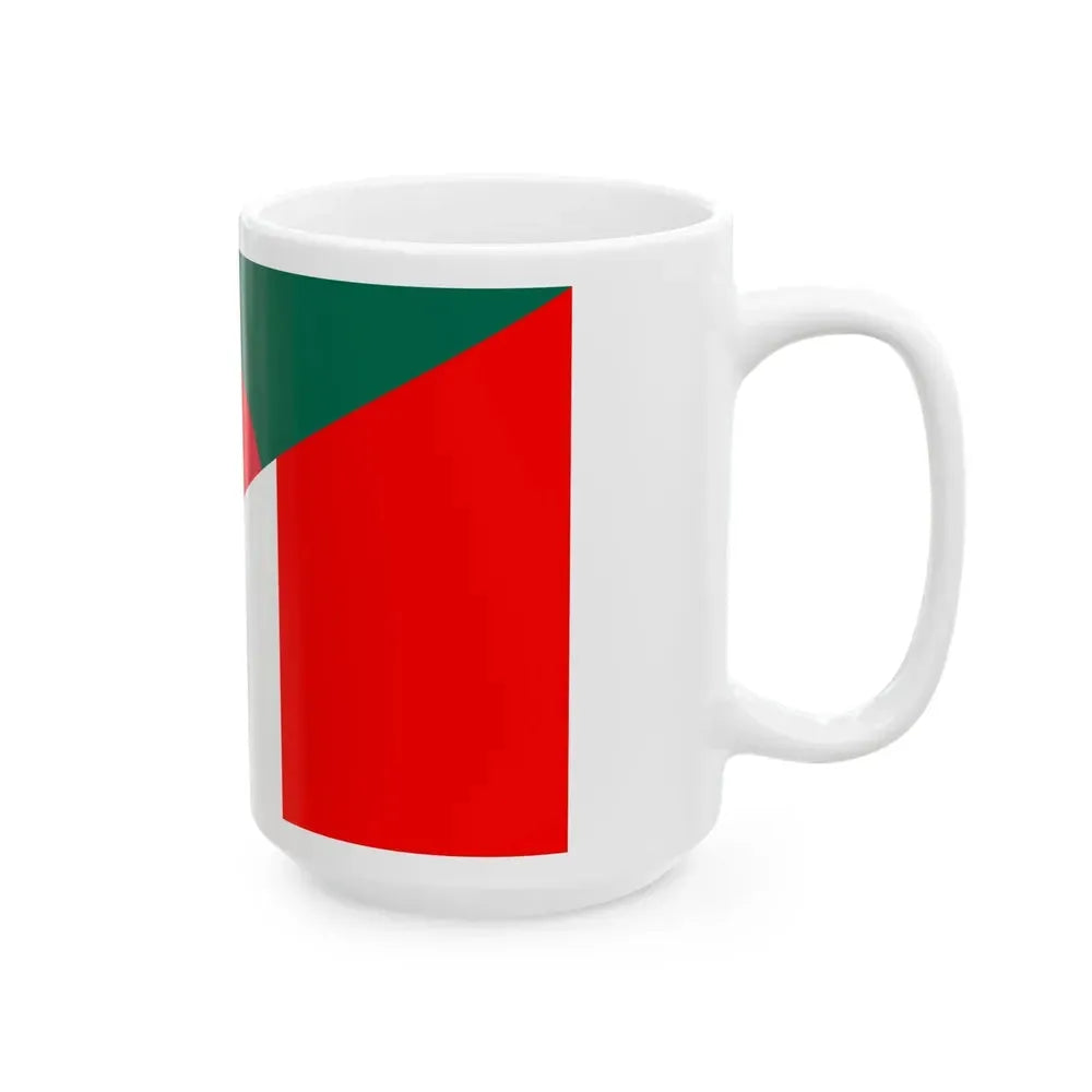 Flag of Bangladesh and France (Bangladesh) White Coffee Mug - Go Mug Yourself